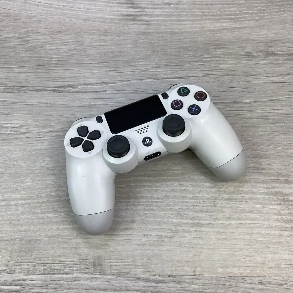 Sony Dualshock 4 CUH-ZCT1E White Handheld Wireless Controller For PlayStation 4